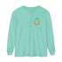 Dissolve The Ego (Back design) - Unisex Garment-dyed Long Sleeve T-Shirt